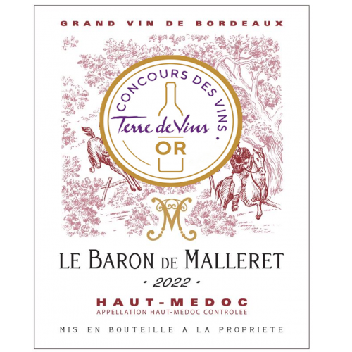 Article de presse Terre de Vins - 1 mai 2025 - Le Baron de Malleret 2022