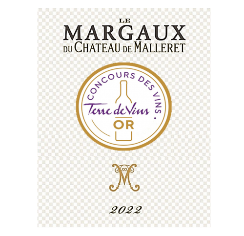 Article de presse Terre de Vins - 1 mai 2025 - Le Margaux de Malleret 2022