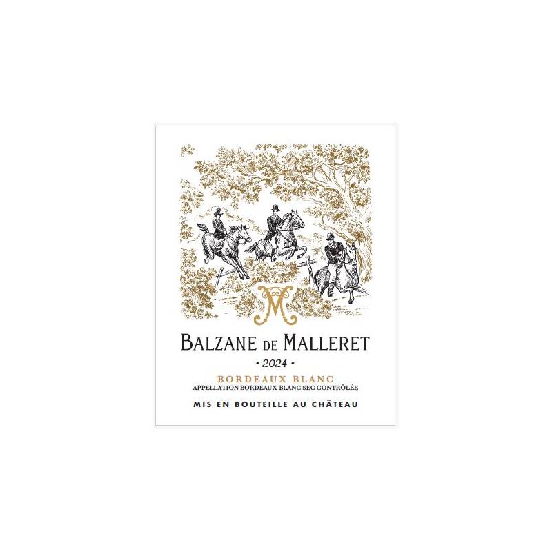 vin Balzane de Malleret 2024 - bouteille 75 cl