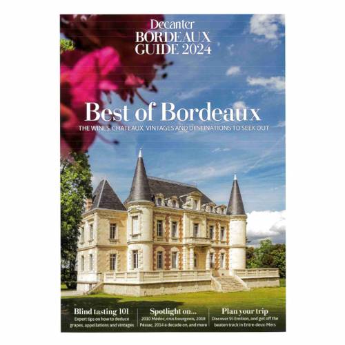 Article de presse Decanter - 1 juillet 2024 - Decanter : Bordeaux Guide 2024 