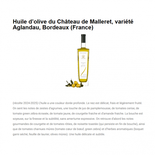 Château de Malleret - The Press speaks about it: A new episode of tasting