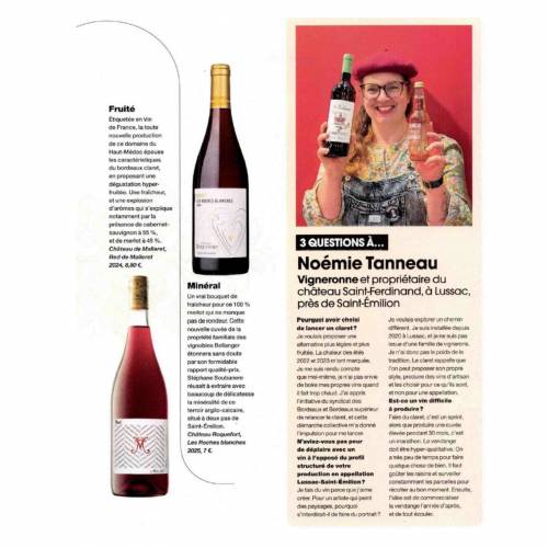 Château de Malleret - The Press speaks about it: Un vent de fraîcheur souffle sur Bordeaux
