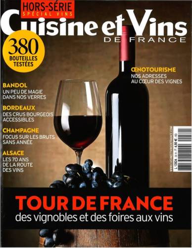 Article de presse Cuisine et Vins de France - 2023-09-01 - Autour du vin